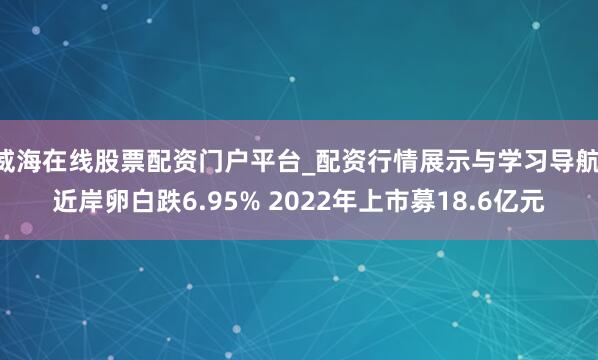 威海在线股票配资门户平台_配资行情展示与学习导航 近岸卵白跌6.95% 2022年上市募18.6亿元