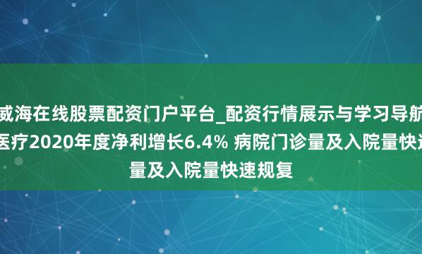威海在线股票配资门户平台_配资行情展示与学习导航 润达医疗2020年度净利增长6.4% 病院门诊量及入院量快速规复