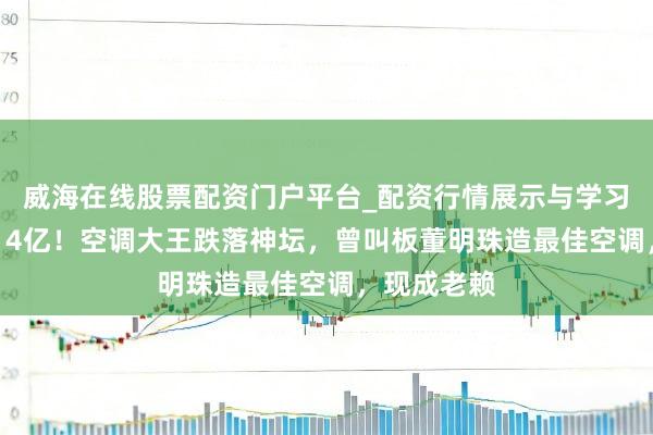 威海在线股票配资门户平台_配资行情展示与学习导航 巨亏14亿！空调大王跌落神坛，曾叫板董明珠造最佳空调，现成老赖